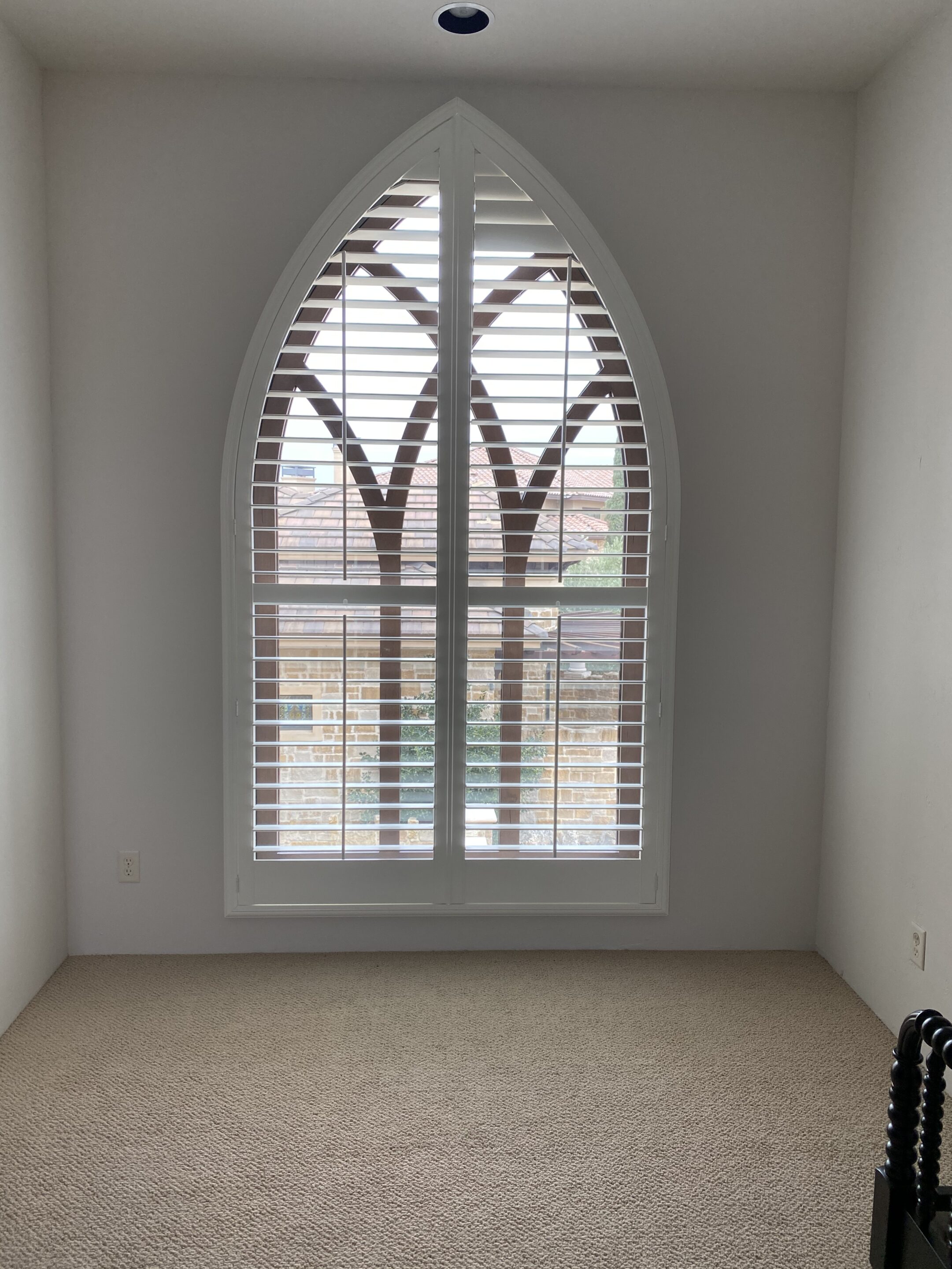 Cathedral Plantation Shutters