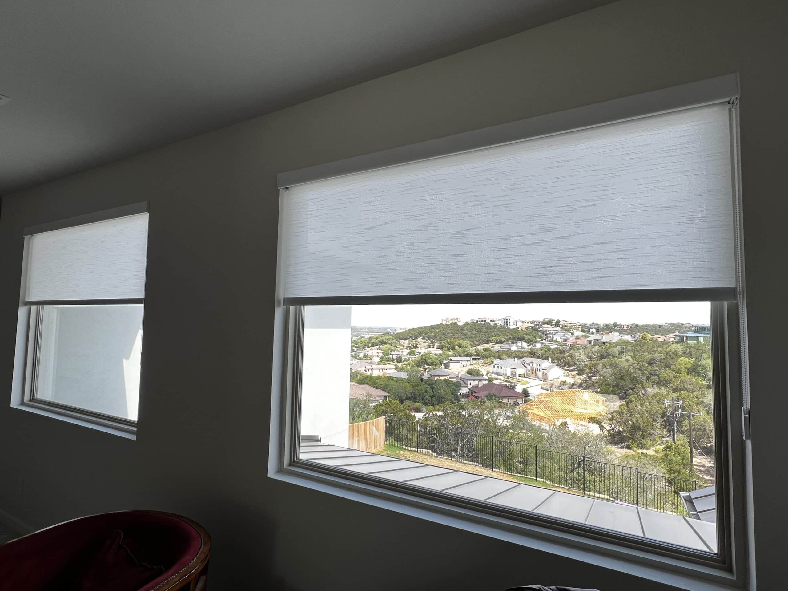 Cord Loop White Roller Shades