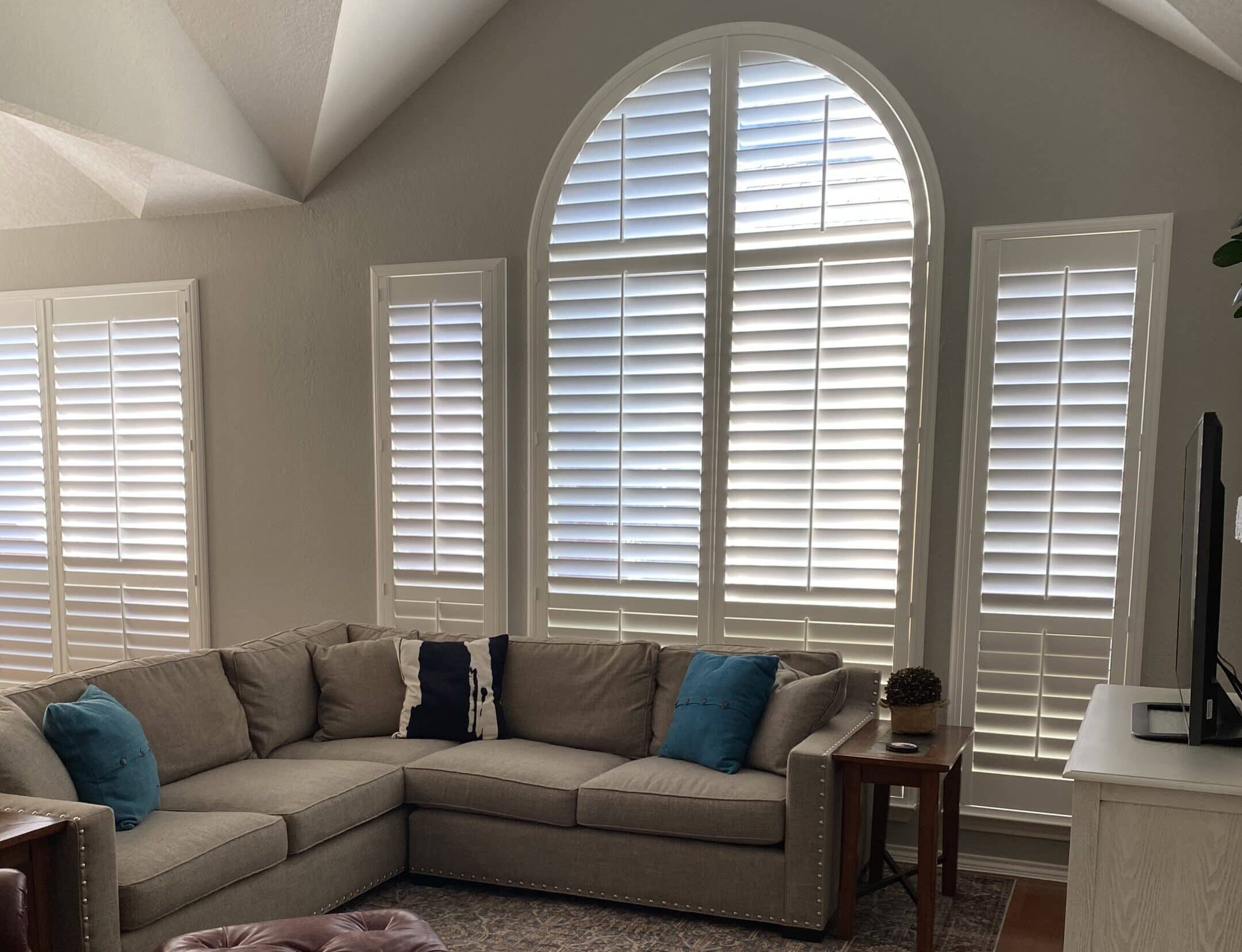 Plantation Shutters Living Room